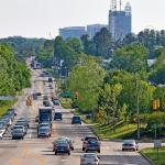 Atlantic Avenue Skyline view