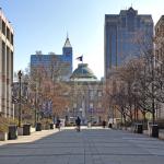 Lazy afternoon on Bicentennial Plaza