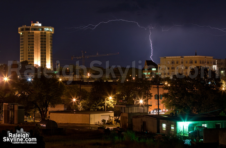 Lightning and the Clarion Hotel