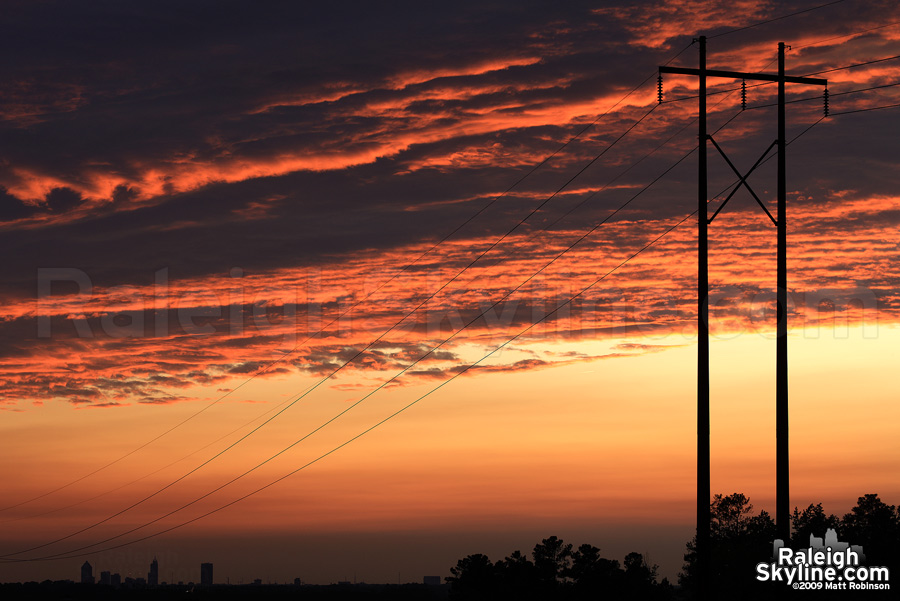 Distant Raleigh Silhouette