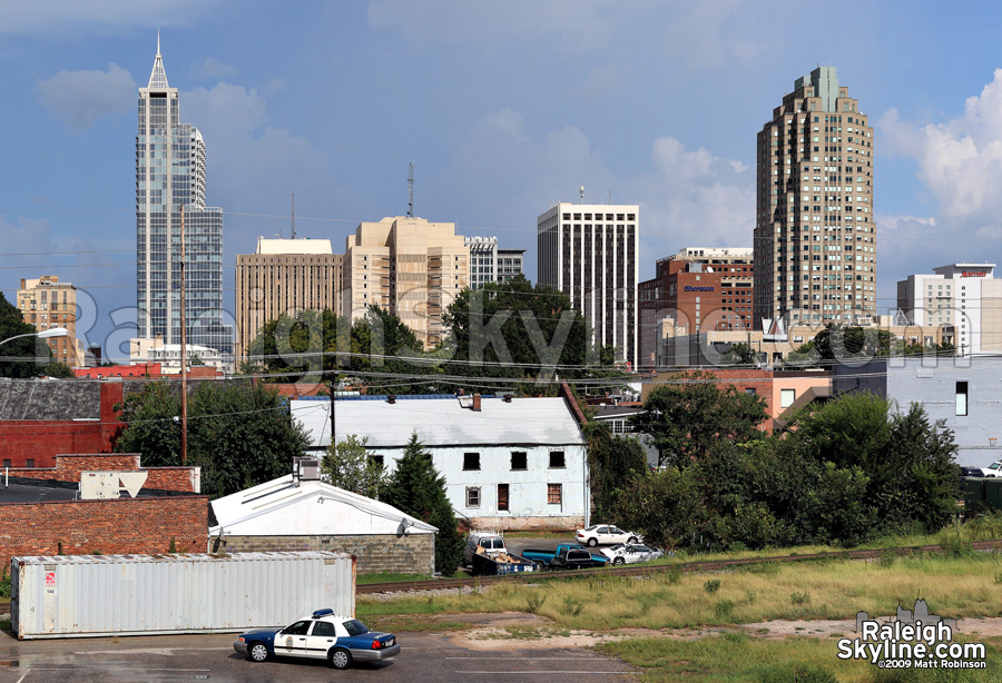 Elevated view from the Warehouse District