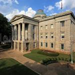 Elevated view of North Carolina State Capitol Building