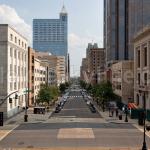 Fayetteville Street looking south (24 feet up)