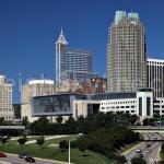 Raleigh from above the Western Boulevard Bridge