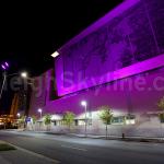 Magenta Raleigh Shimmer Wall at the Convention Center