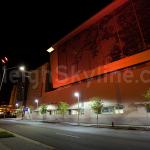 Orange Raleigh Shimmer Wall at the Convention Center