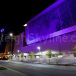 Purple Raleigh Shimmer Wall at the Convention Center