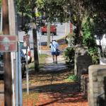 US Postal worker along St Marys