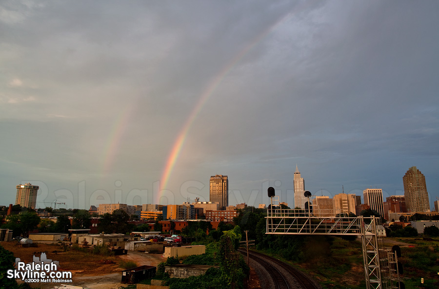 Wider view of the rainbow