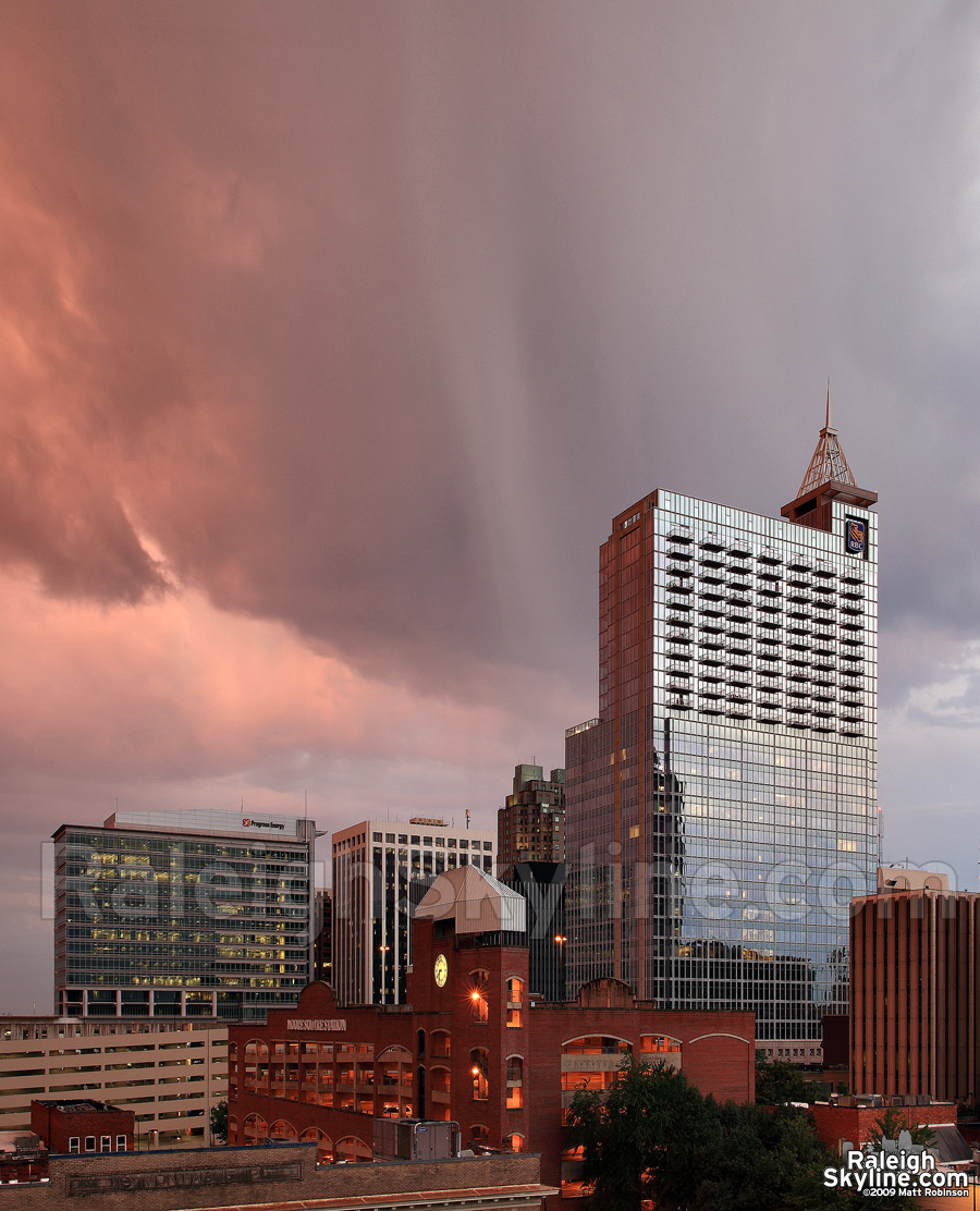 Narrow rain shaft