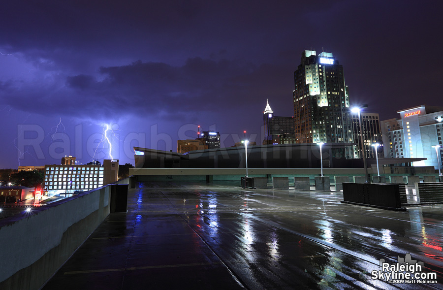 Strike over the Wake County Parking Garage