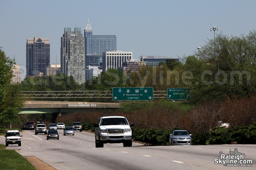 Skyline from the south