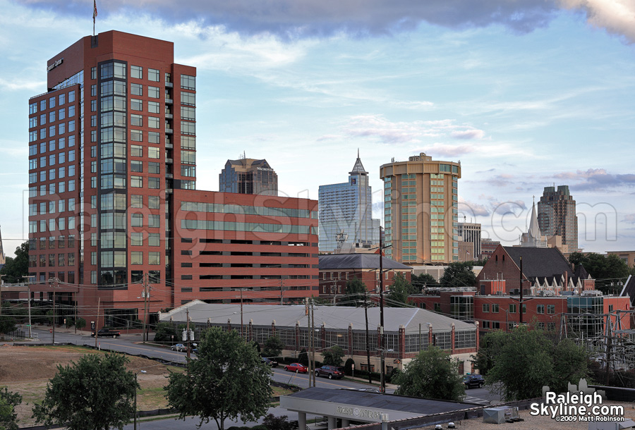 View of downtown from the 222 Glenwood deck