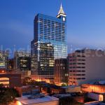 RBC Plaza at night