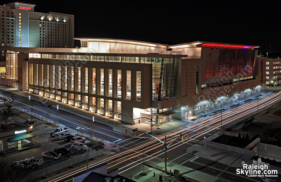 View of the new Raleigh Convention Center