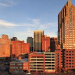 Vantage point from the new Wake County Parking Deck