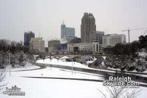 Raleigh Snowfall of January 20, 2009