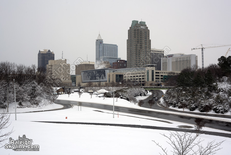 Raleigh Snow on January 20, 2009