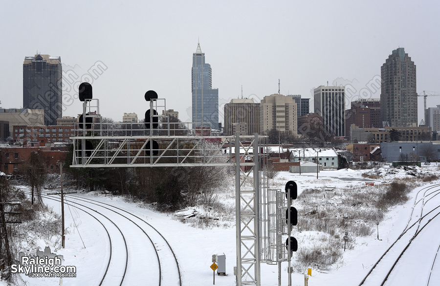 Boylan Ave Bridge snow