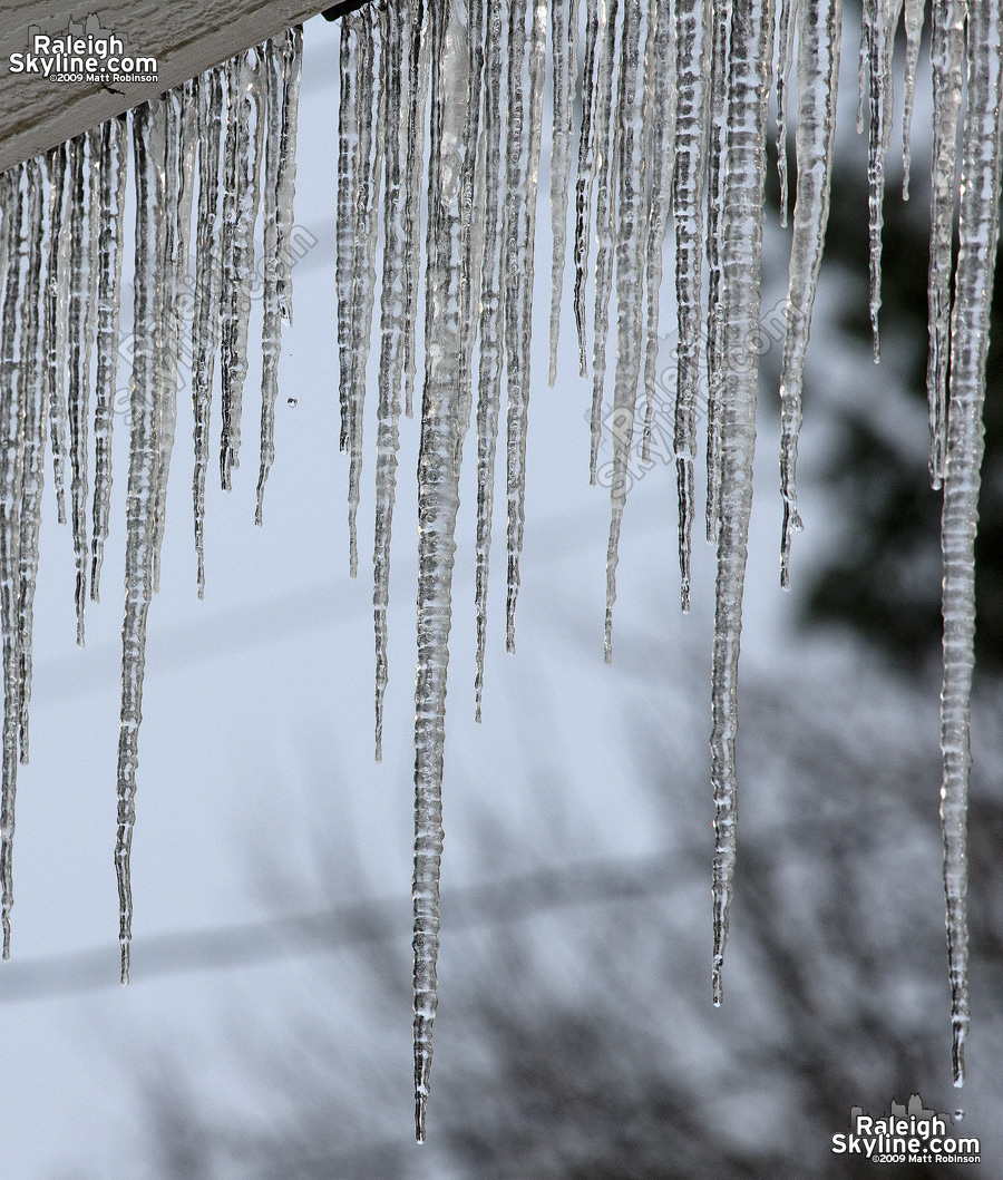 Icicles.