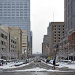 Wintry Fayetteville Street