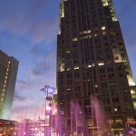 Two Hannover Square with City Plaza fountain