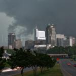 Wall Cloud over Downtown Raleigh