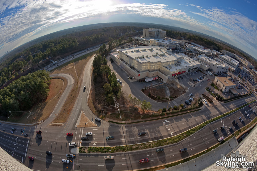 Looking west from atop CAPTRUST Tower