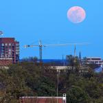 Moonrise over Raleigh