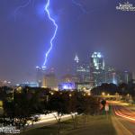 Lightning strikes downtown Raleigh buildings