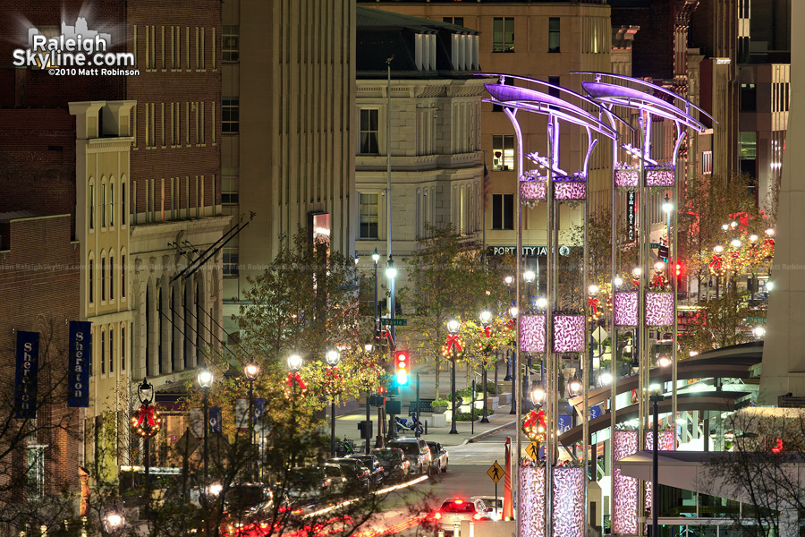 City Plaza viewed atop Fletcher Opera Theater