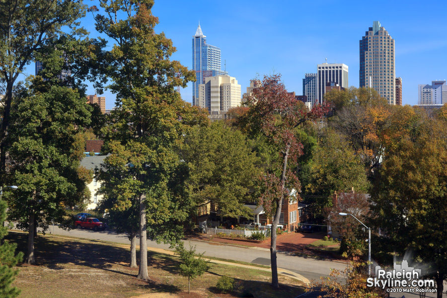 Skyline from Project Enlightenment in Boylan Heights