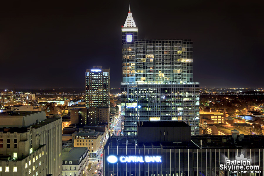 Downtown Raleigh from Capital City Club