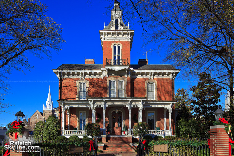 Second Empire decorated for Christmas