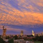 Mammatus sunset in Raleigh