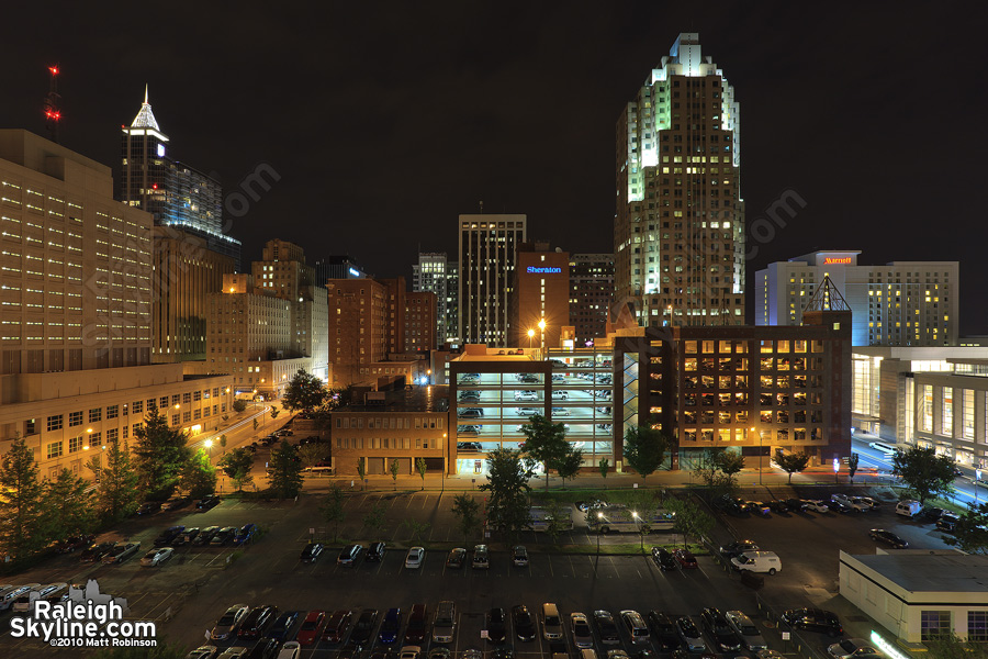 Wake Country Parking Garage view