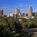 Elevated perspective from Dorothea Dix