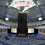 The Dean Dome (Dean Smith Center at UNC-Chapel Hill during NC Science Festival)