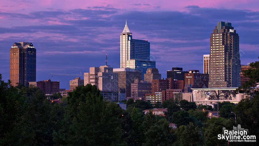 Raleigh Sunset from Dorothea Dix