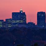 Raleigh Sunset from the Wake Forest Road