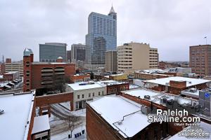 Snow in Raleigh on January 30, 2010