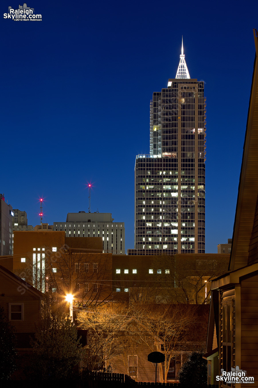 RBC Plaza from the east side of downtown