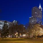 Moore Square at Dusk