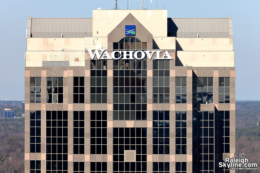 Wachovia Capitol Center signage