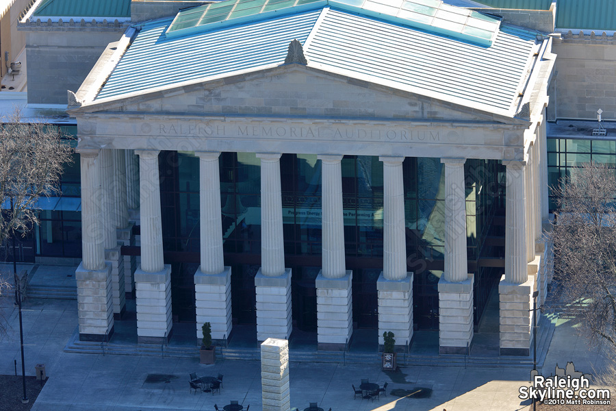 Entrance to Progress Energy Raleigh Memorial Auditorum