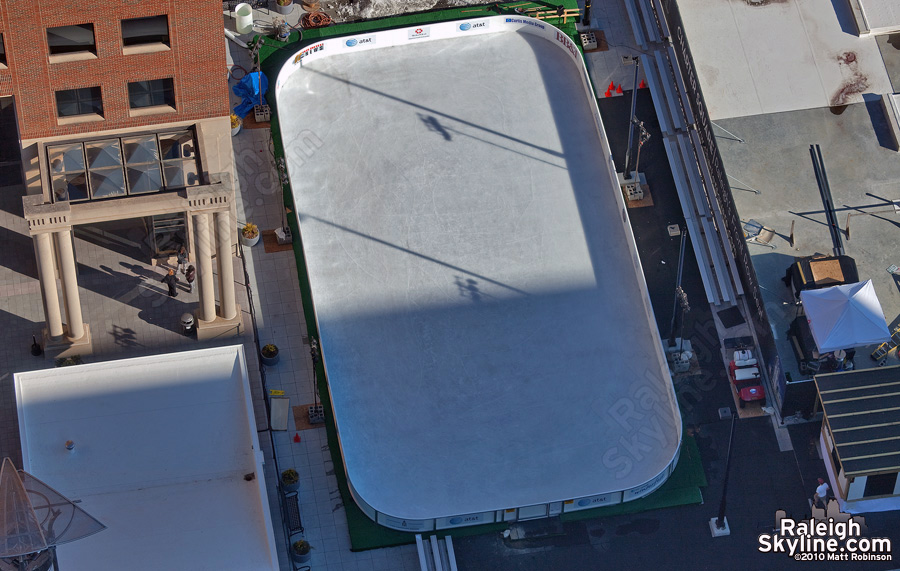 Winterfest Ice rink at city plaza