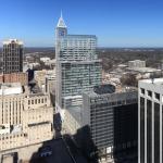 Downtown Raleigh from atop Two Hannover Square