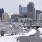 A nearly White Christmas in Raleigh in 2010