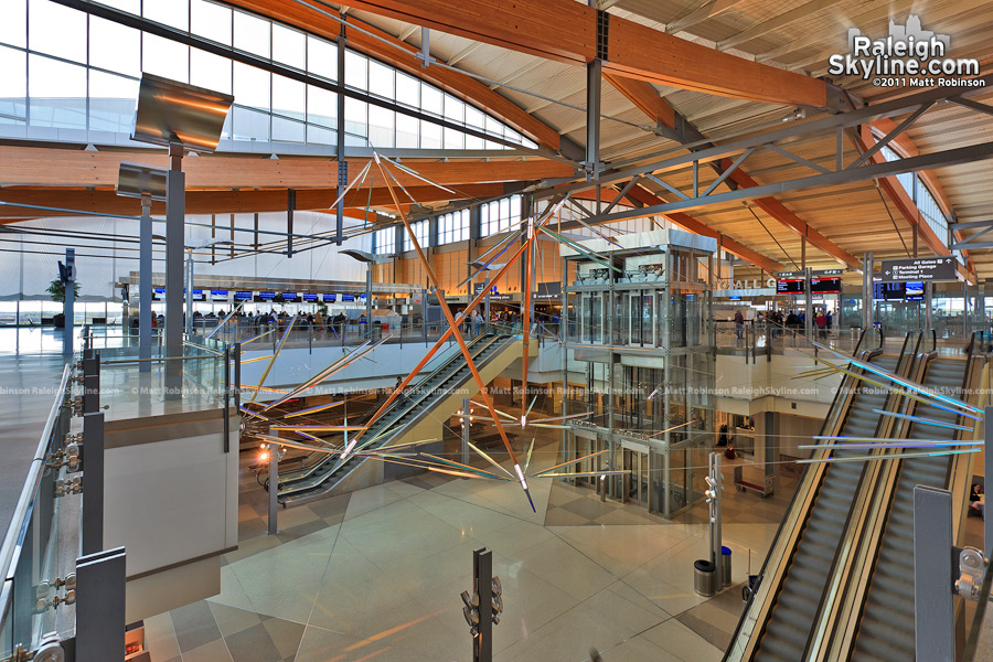 Terminal 2 Lobby at Raleigh-Durham International Airport