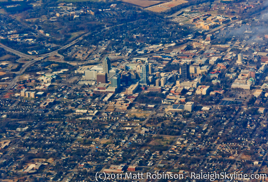 Raleigh Aerial - December 2011